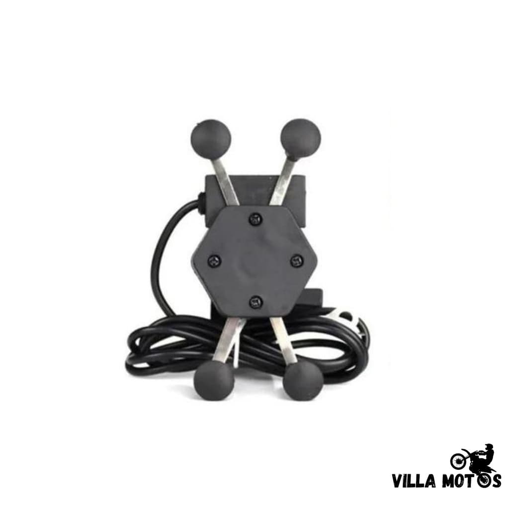Suporte Celular Gps Carregador Usb Moto Universal Cg 160 Fan