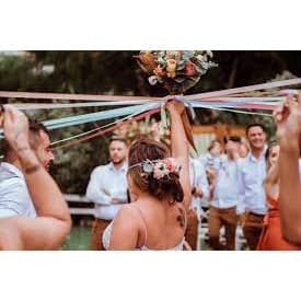 Aro de Fita para Buque de Noiva Madrinhas Casamento 30 fitas