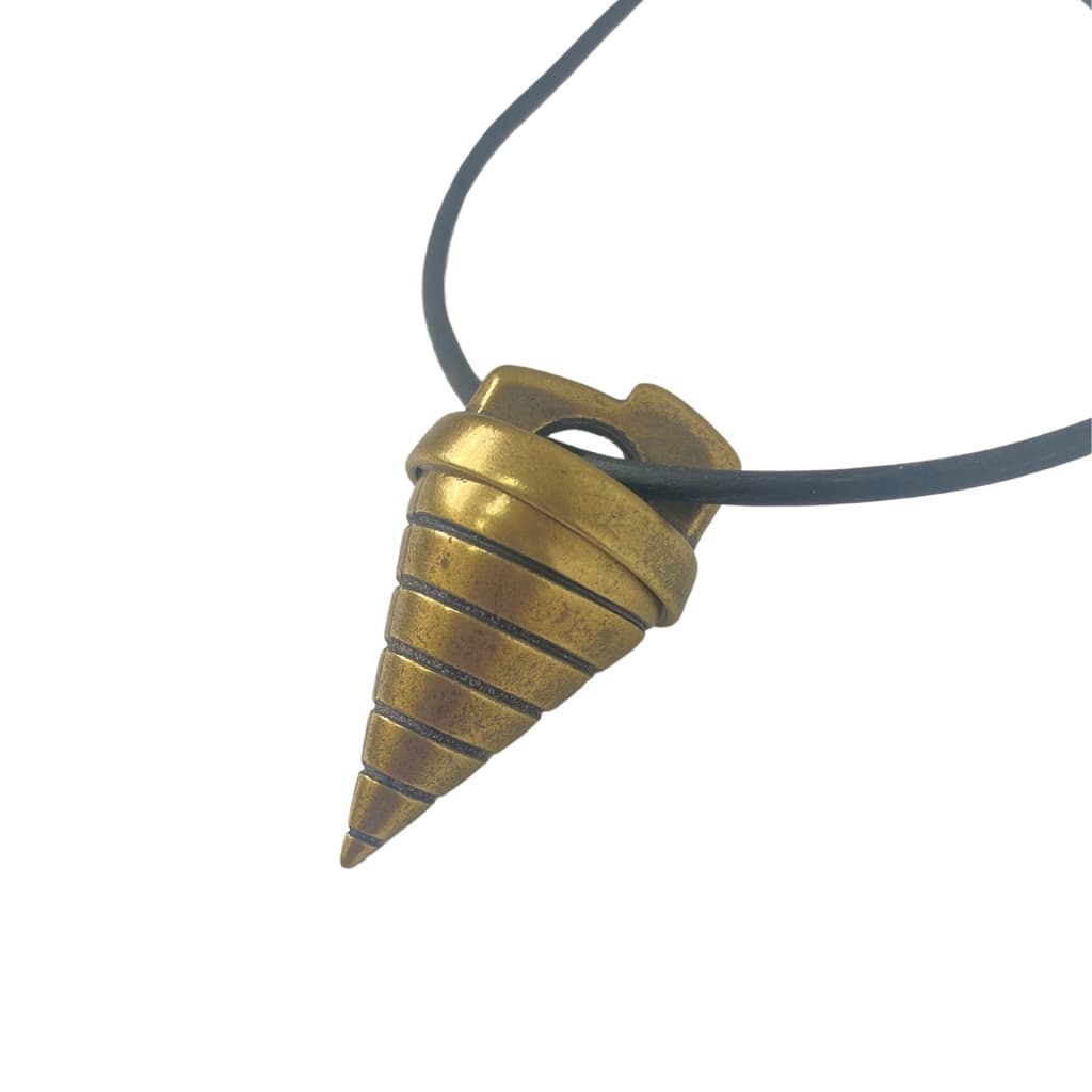 Colar Unissex Personalizado Tengen Toppa Gurren Lagann Série Anime Pingente Pião Cônico Presente Elegante Corrente De Metal Cosplay