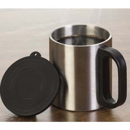 Caneca Canequinha de Inox com alça 180ml Café e Chá