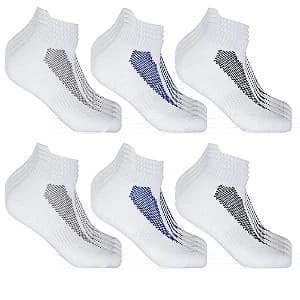 Kit 3 Pares Meia Hoahi Masculina Cano curto Soquete Com Protetor Calcanhar 75% Algodão Atoalhada