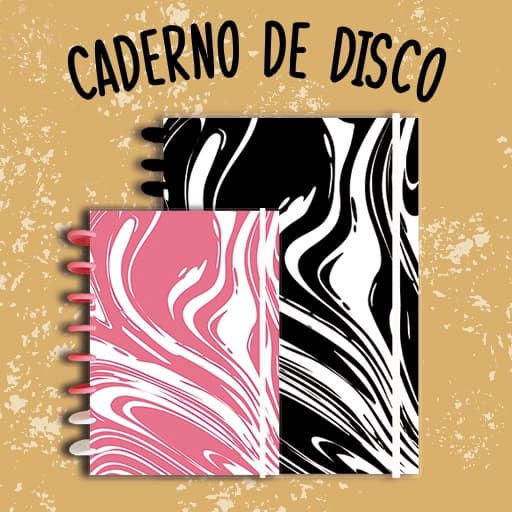 Caderno de Disco c/ 5 Matérias