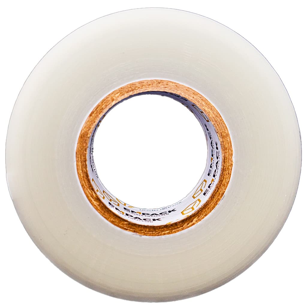 Fita de Adesiva 500m – Durex Largo 500 Metros 100% Transparente Rolo Grande Para Embalar Caixas Kit 10 Unidades