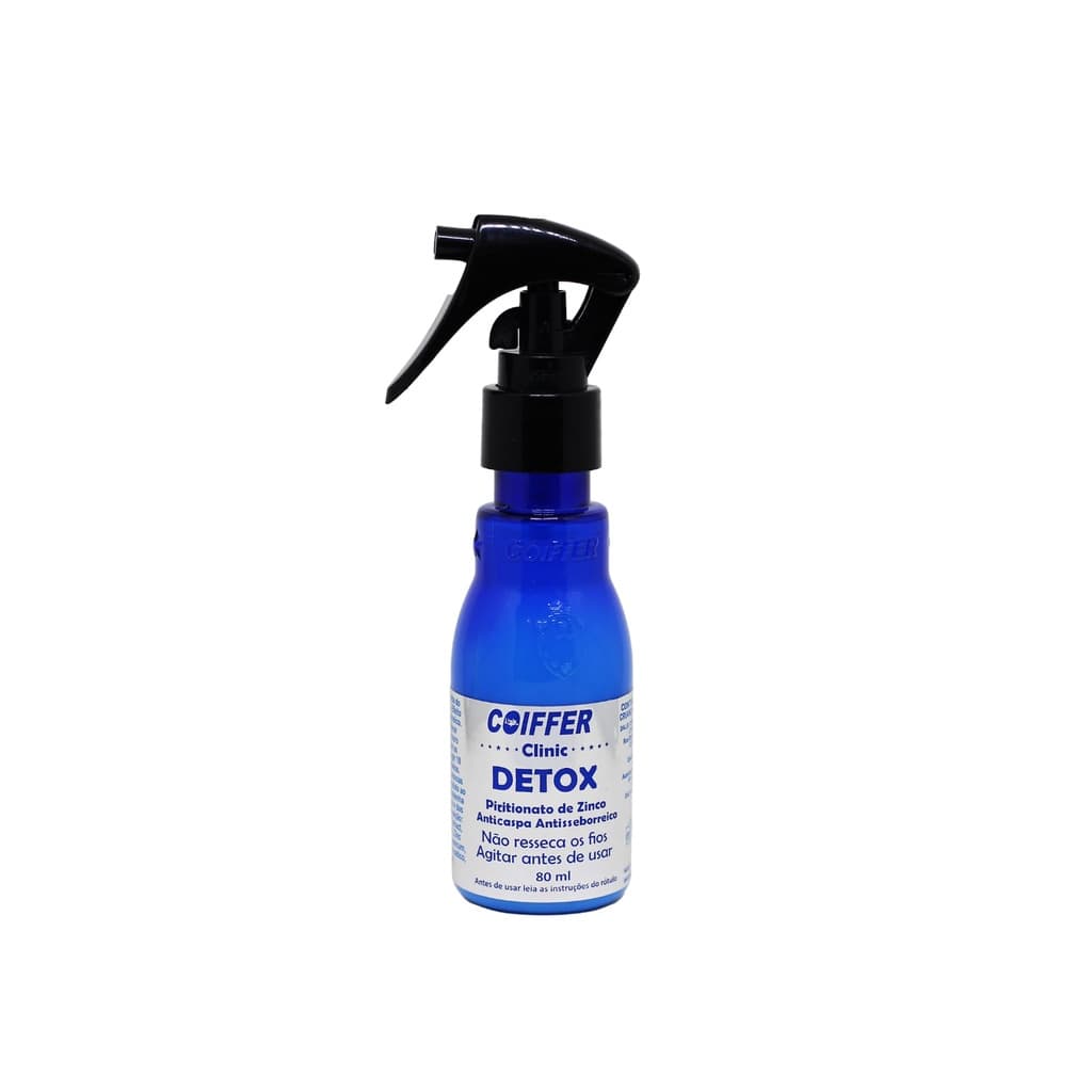 Coiffer Spray Detox Anticaspa e Antisseborreico 80ml | Alivia coceira| Controla Oleosidade