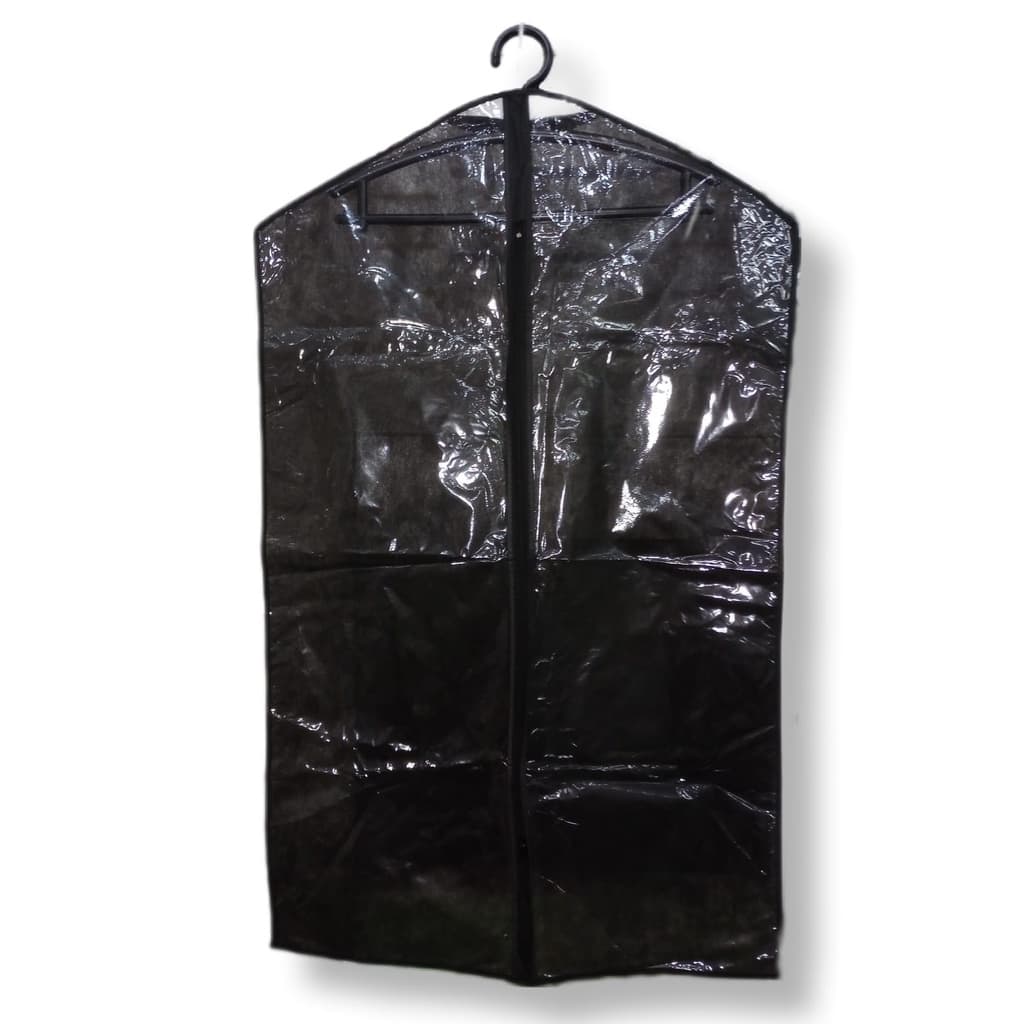 Kit 5 capa Protetora De Plástico Com Zíper P Roupas Terno