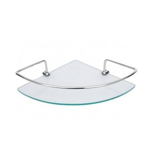 Porta Shampoo   de Parede de Canto de Vidro 6mm