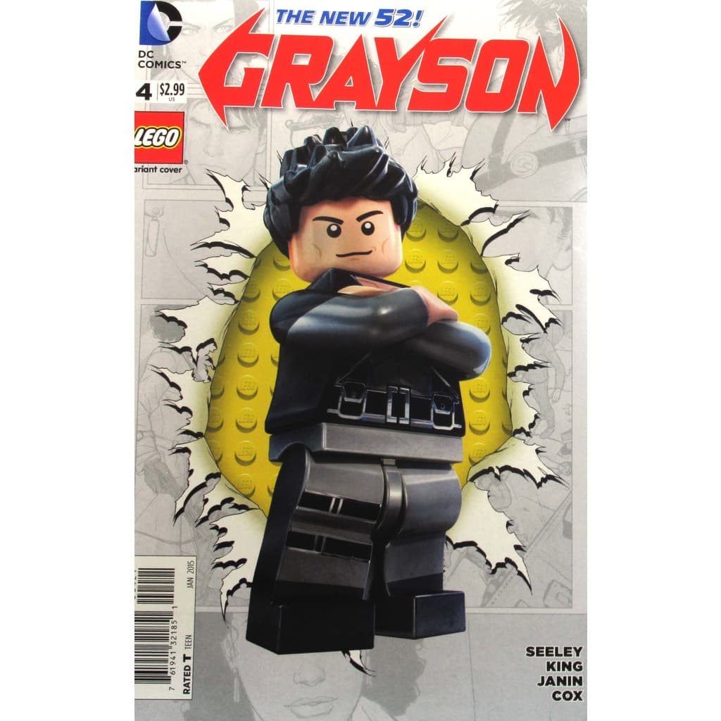 Hq Importada Grayson 4 - Capa Variante Lego - Batman The New 52! - Janeiro 2015
