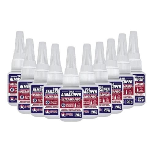 Caixa De Cola Instantânea Almasuper Ultra Rapido 20g - C/10