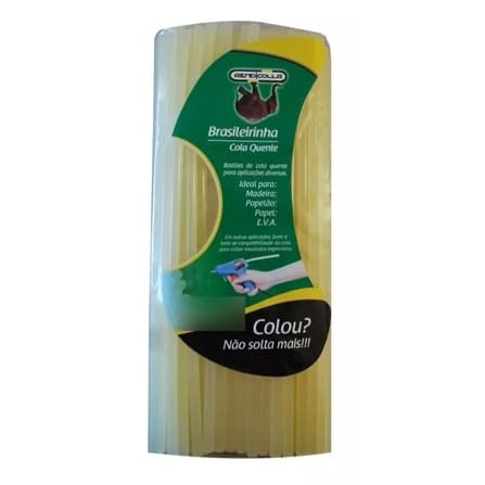 Refil Cola Quente Bastão Brasileirinha 11,2 X 30 Cm 1kg