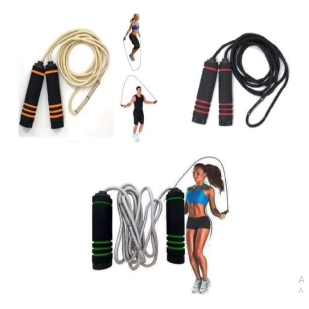 Corda Profissional Pular Jump Rope Treino Exercício Mbfit Pronta entrega