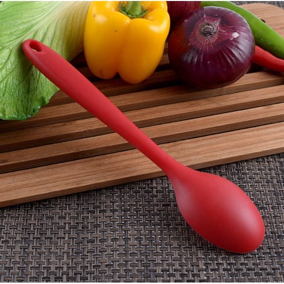 Colher De Silicone Utensílio De Cozinha Arroz Fritar Mexer Fashion Promoções