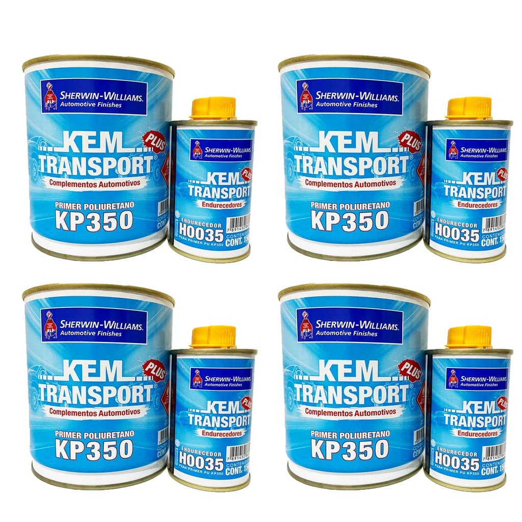 Primer PU KP350 Lazzuril Automotivo 900ml - 4 Unidades
