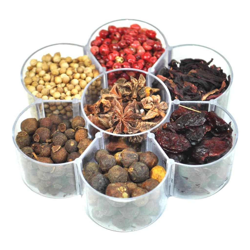 ESPECIARIAS PARA GIN TÔNICA, COQUETEIS E DRINKS - CAIXA FLOWER