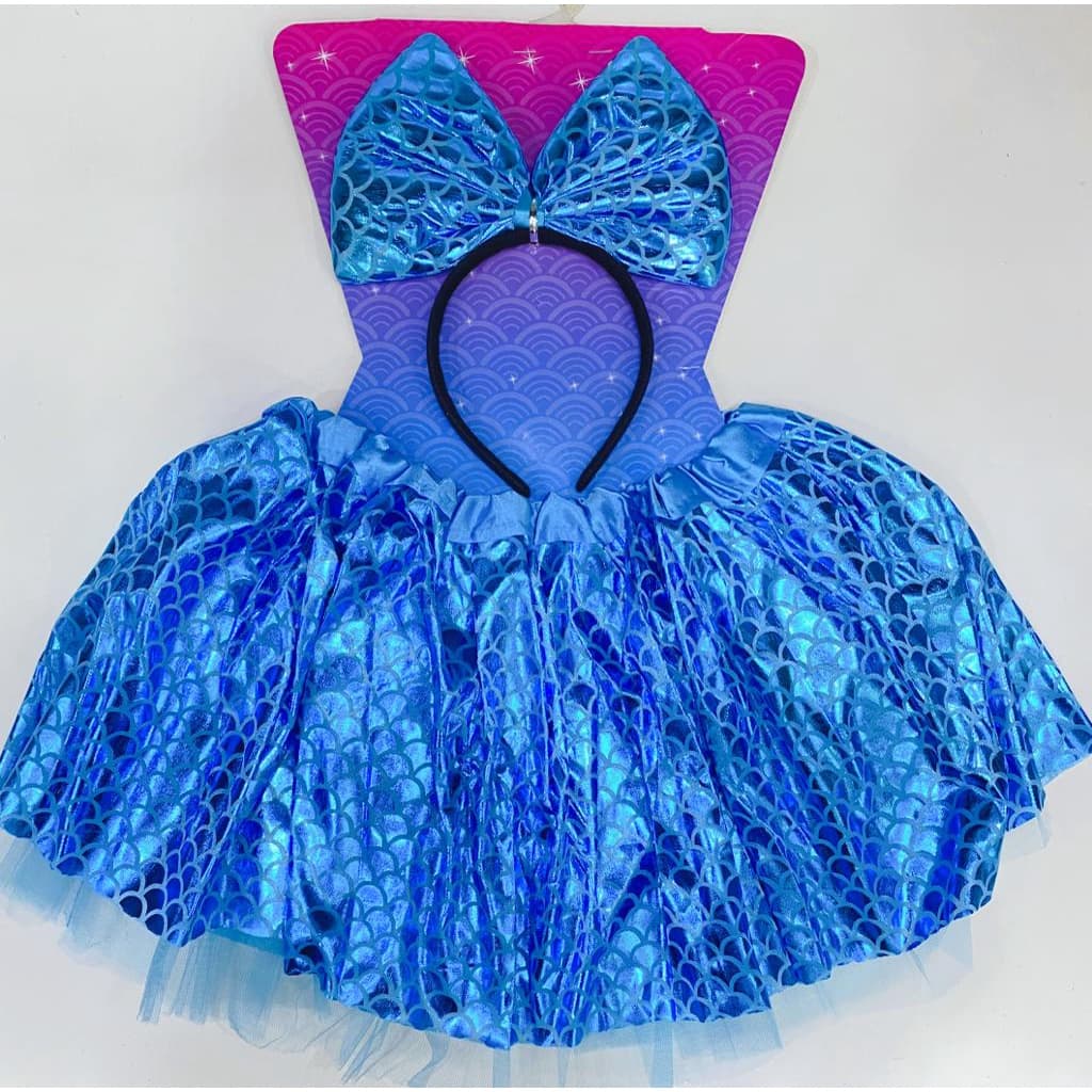 Kit 2 Peças Fantasia Infantil Carnaval Saia e Tiara  Interponte INFANTIL