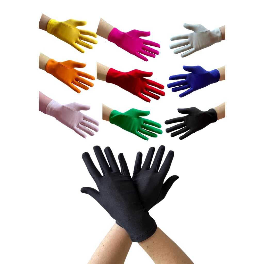 Luva De Lycra Curta Adulta Nº4 - Diversas Cores