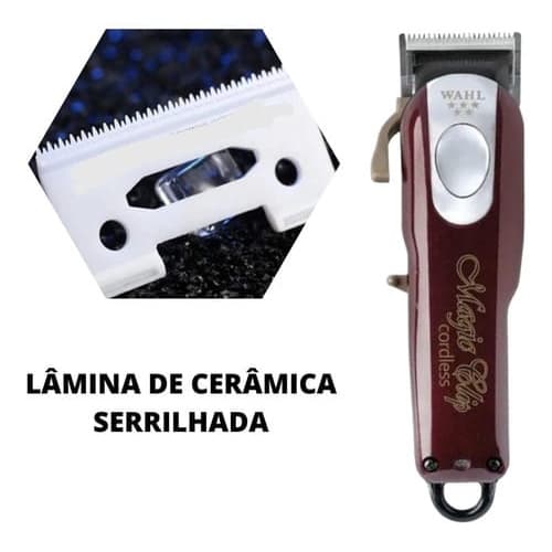 Lâmina Cerâmica Serrilhada para Maquinas Wahl Corded Clippers e Cordless, WAHL 5-Star; WAHL STERLING