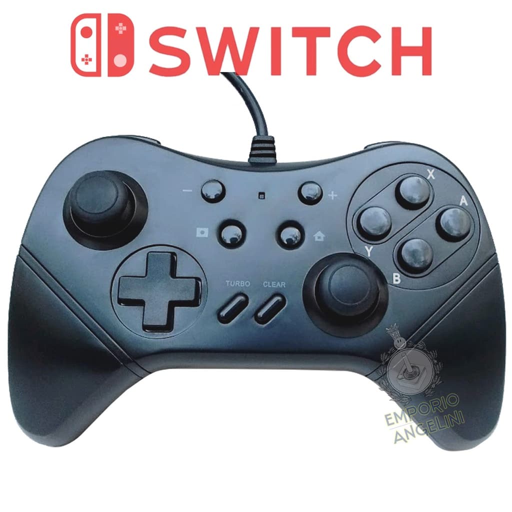 Controle 2 Em 1 Com Fio USB p/ Nintendo Switch e PC c/ Nota Fiscal