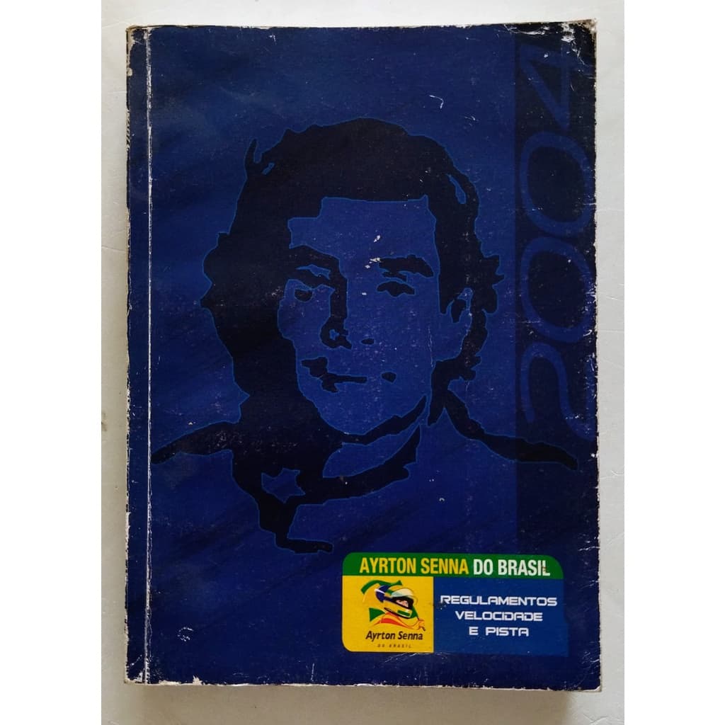 Livro Regulamentos 2004 - Velocidade e Pista - Ayrton Senna (RARO)