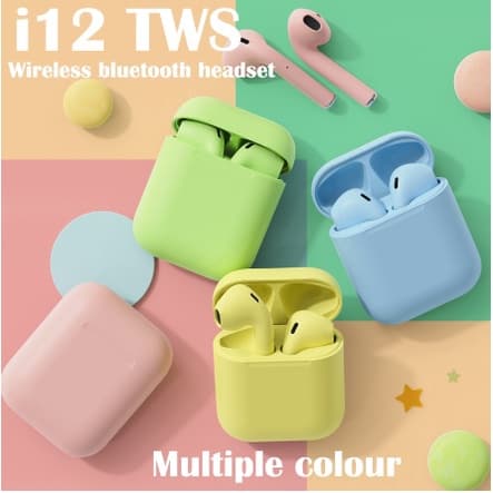 Inpods i12 Macaron Fone de Ouvido Sem Fio Original Android e IOS