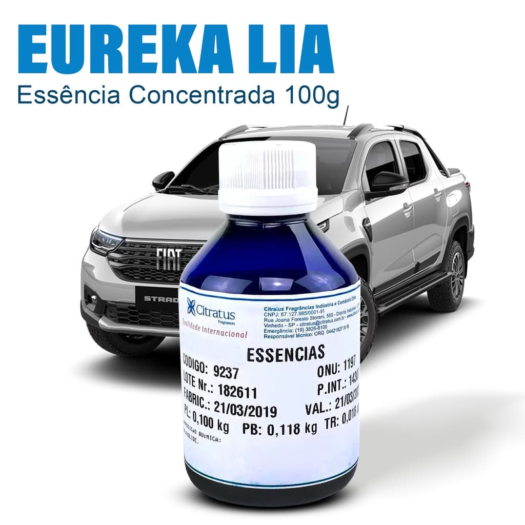 Essência Pura Eureka Lia DFT - Citratus 100ml