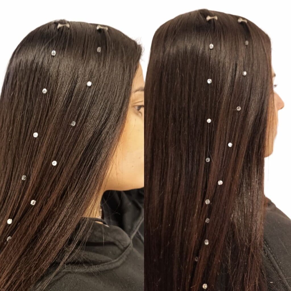 Fio de Cristal, Acessórios Pra cabelos, ponto de luz, brilho de cabelo, estra fio de cristal 60cm