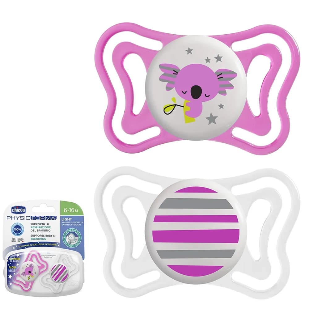 Chupeta Chicco Physio Forma Light 6-16m Girls 2und Chicco Novo Original