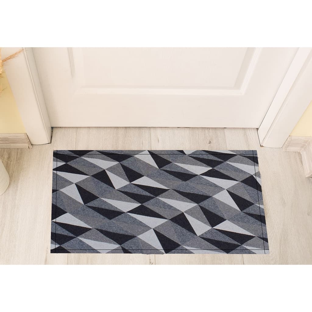 Tapete de Porta 0,60 X 0,40 Com Antiderrapante Retangular Estampado