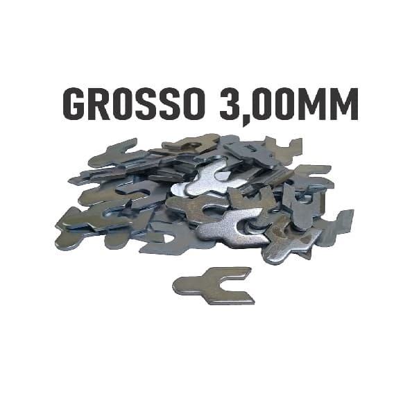 Calço Cambagem Grosso (3,00mm) Opala / Uno Tipo Y 50 Pçs