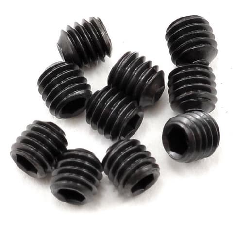 Parafuso M4 X 4mm Sem Cabeça Allen Oxidado Preto + Chave '' L '' 2mm
