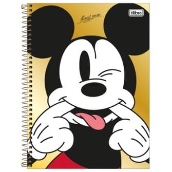 Caderno Universitário Capa Dura 1 Matéria Tilibra Mickey