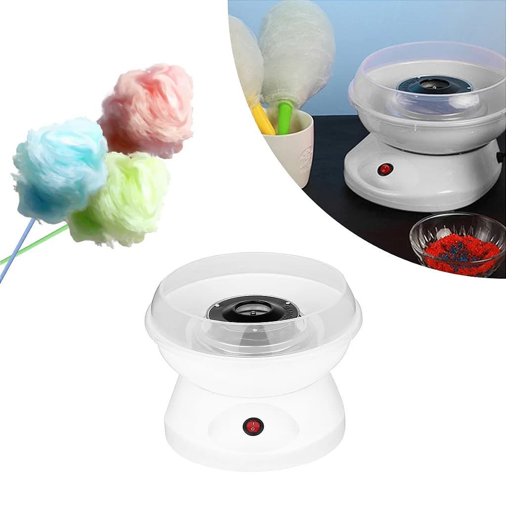 Mini Máquina Algodão Doce Elétrica Para Festa 110v Renda Extra Festas Evento Portatil Profissional