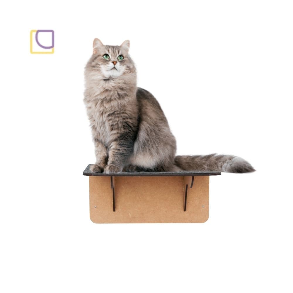 Prateleira Para Gatos De Parede Em Mdf linha playground - Envio Rapido