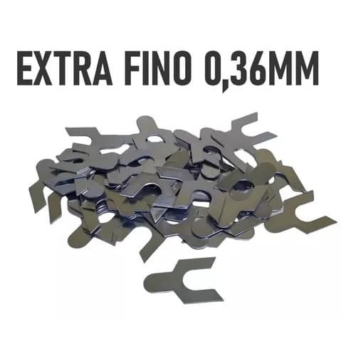 Calço Cambagem Extra Fino (0,36mm) Opala / Uno Tipo Y 50 Pçs