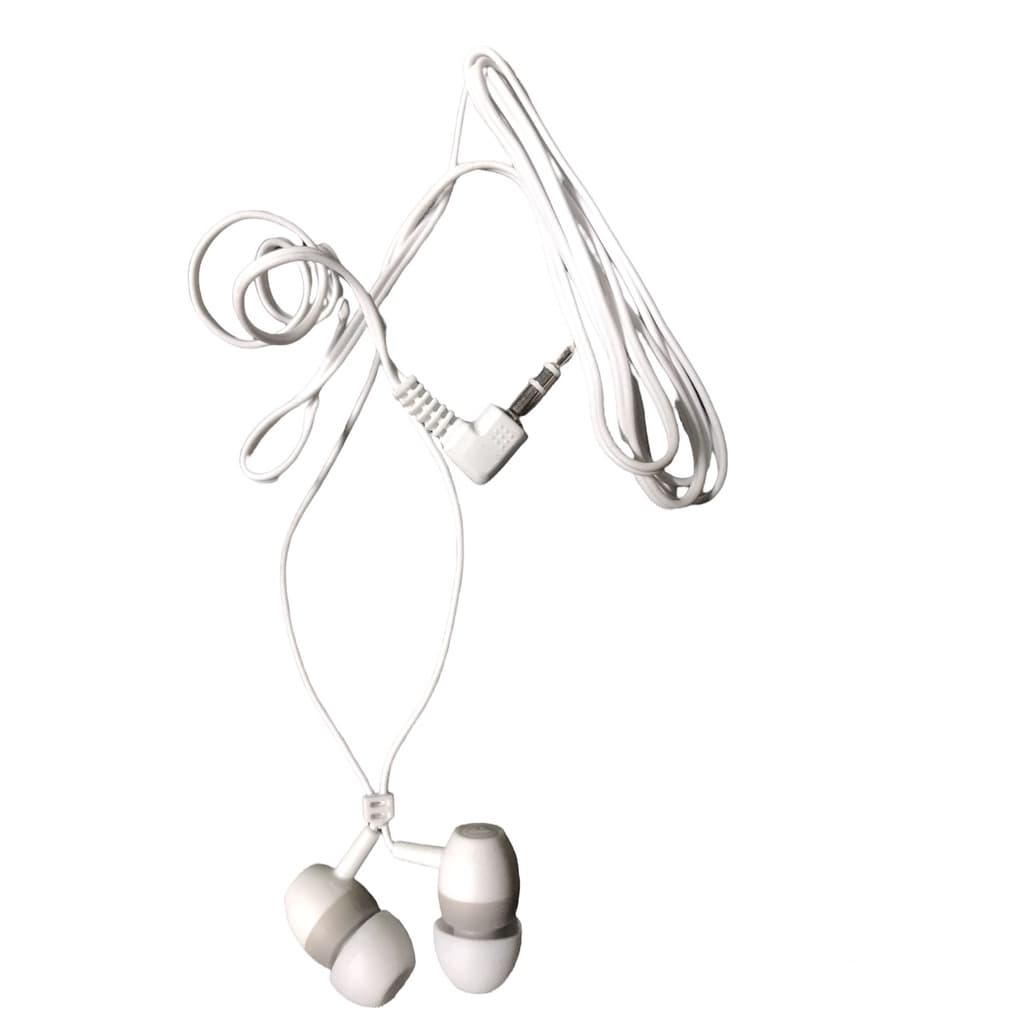 FONE DE OUVIDO BRANCO COM FIO/ ENTRADA 3.5MM PREÇO DE ATACADO