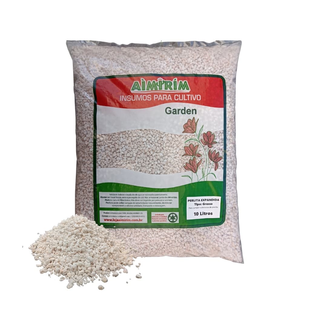 Perlita Expandida 10 Litros - Grow Cultivo