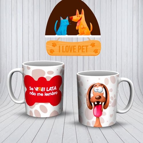 Caneca Personalizada Vira Lata / Cachorro / Pet