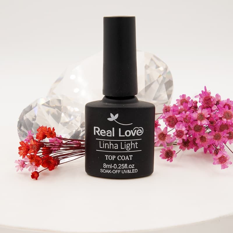 Top Coat Para Unhas Linha Light 8ml - Real Love