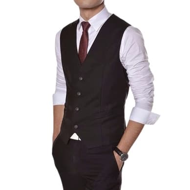 Colete Social Masculino Oxford modelo Italiano