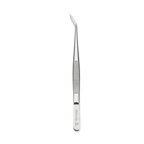 Pinça Culinária Profissional Curva Inox 16cm | Empratamento Chef Confeitaria Alta Gastronomia