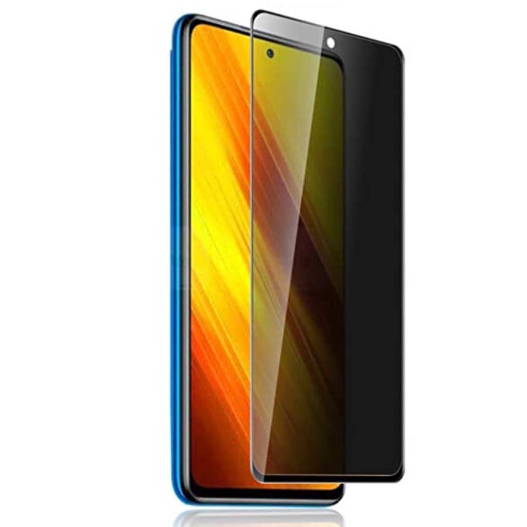 Película de Privacidade 3D Para Xiaomi Poco X3 / Poco X3 Pro de Vidro Ultra Resistente