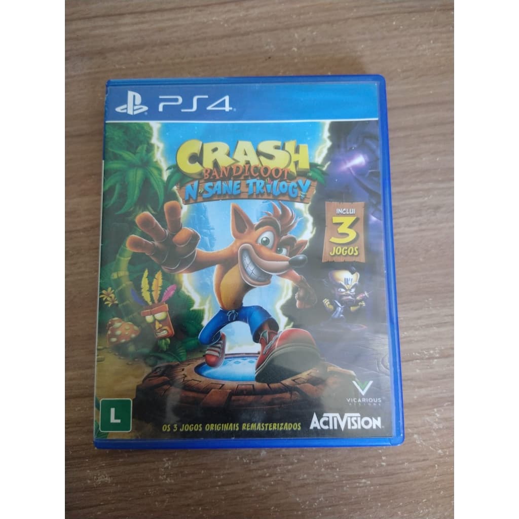 Crash Bandicoot  N-sane Trilogy PS4 midia fisica original