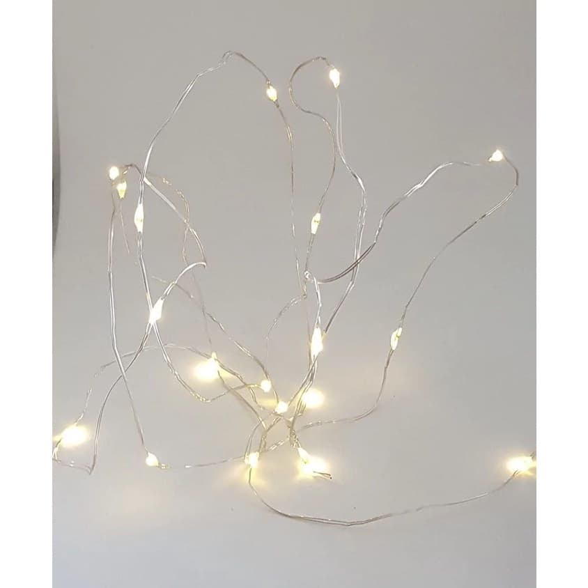 fio de led (1 metro)ou (2 metros) fio de fada led cor quente