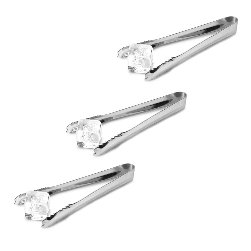 KIT 3 Pegadores Multiuso Inox 17cm para GELO Petiscos SALGADOS Saladas Massas Macarrão Culinário