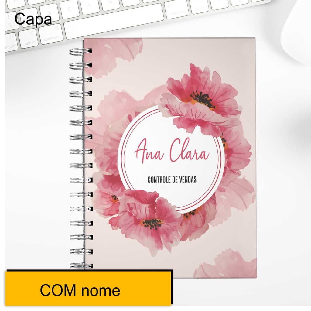 Controle de Vendas, caderno de vendas, SEM DATA