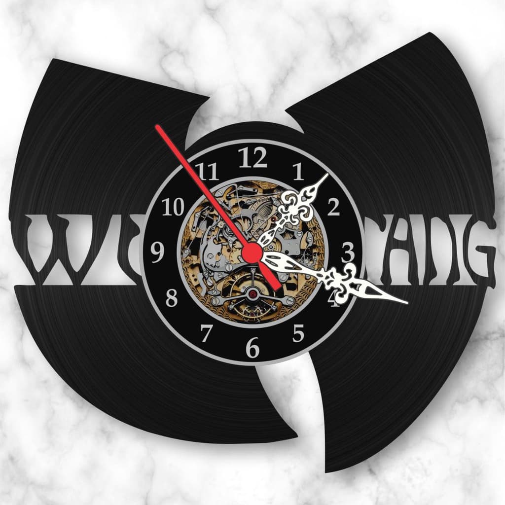 Relógio Parede Wu-tang Rap Hip Hop Música Grupo Vinil Lp