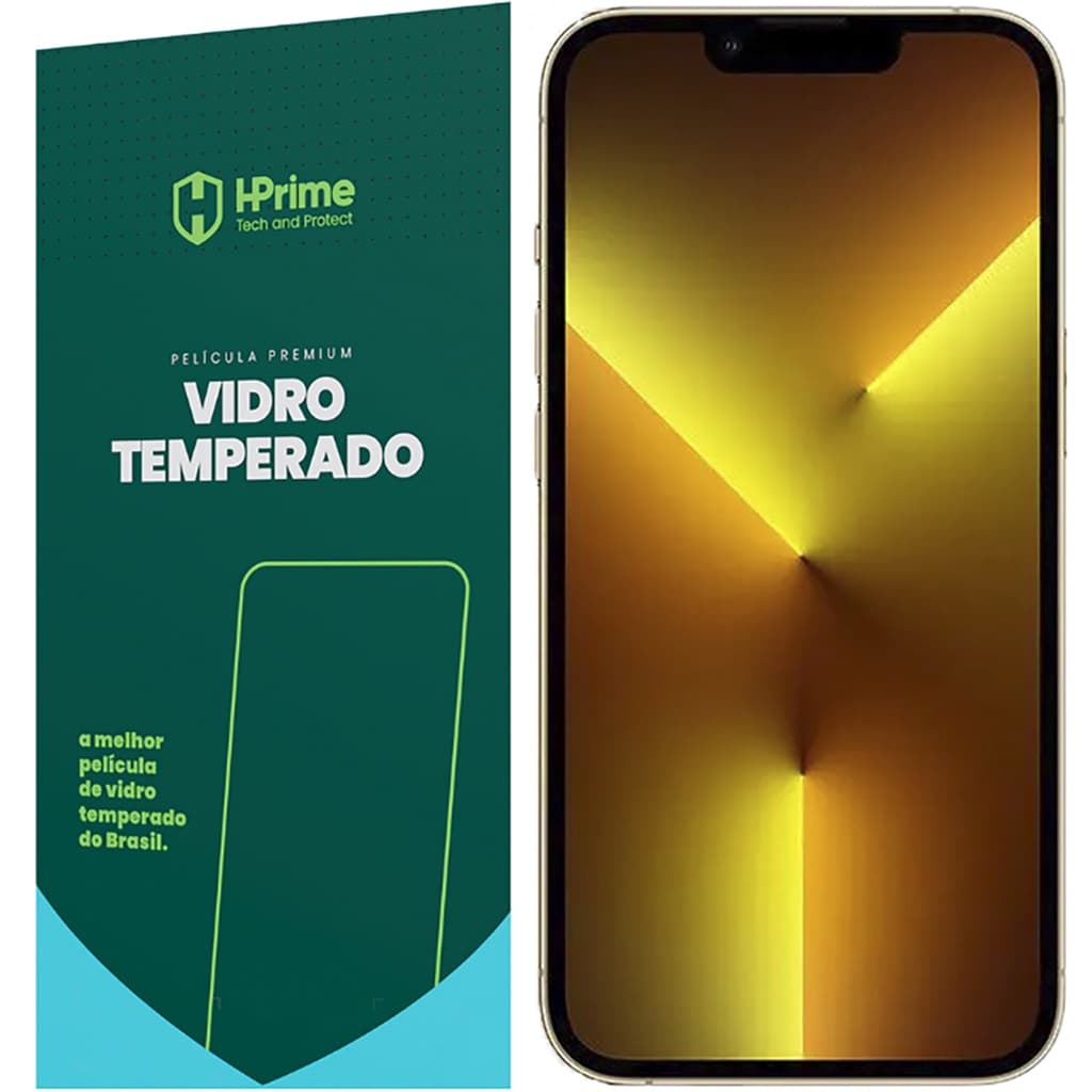 Película iPhone XR / 11 / 12 / 12 Pro / 13 / 13 Pro / 13 Pro Max / 14 / 14 Plus HPrime Vidro Temperado Premium