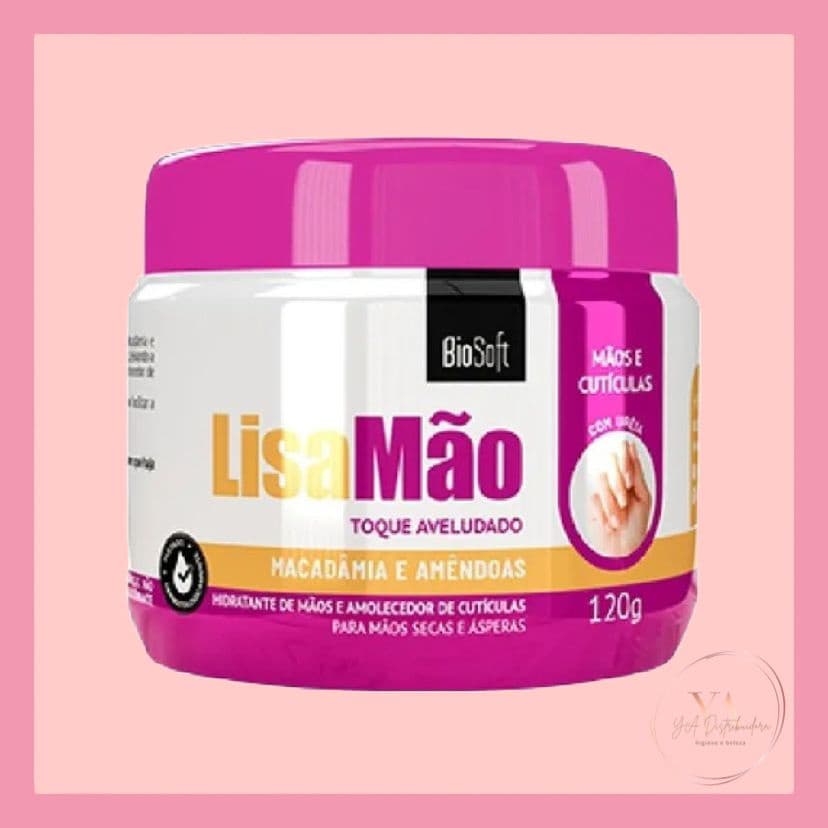 Creme Lisa Mão Amolecedor de Cutículas Macadâmia e Amêndoas 120g