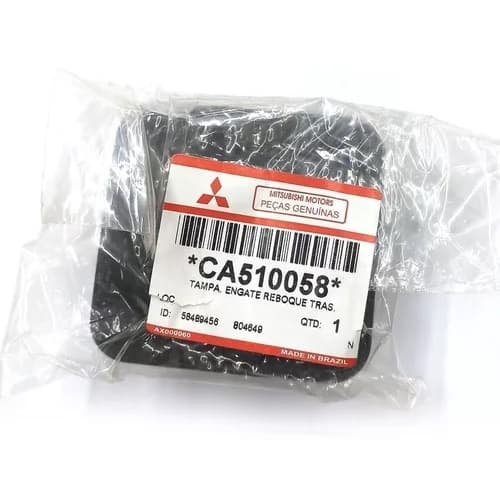 Tampa do Engate do Reboque Mitsubishi Pajero Dakar - Todos  Pajero Sport Outdoor - Todos  Pajero Full 2006 em Diante  L200 Triton 2007 a 2017  L200 Quadrado - Todos  L200 Sport Outdoor - Todos - CA510058