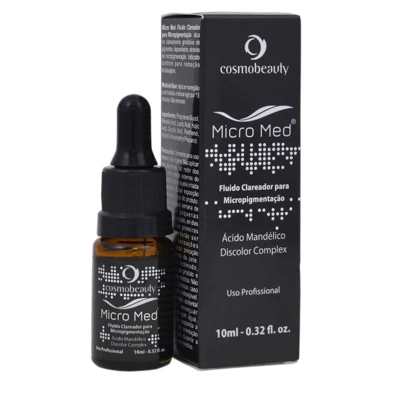 Cosmobeauty Micro Med Fluido Clareador Micropigmentação 10ml