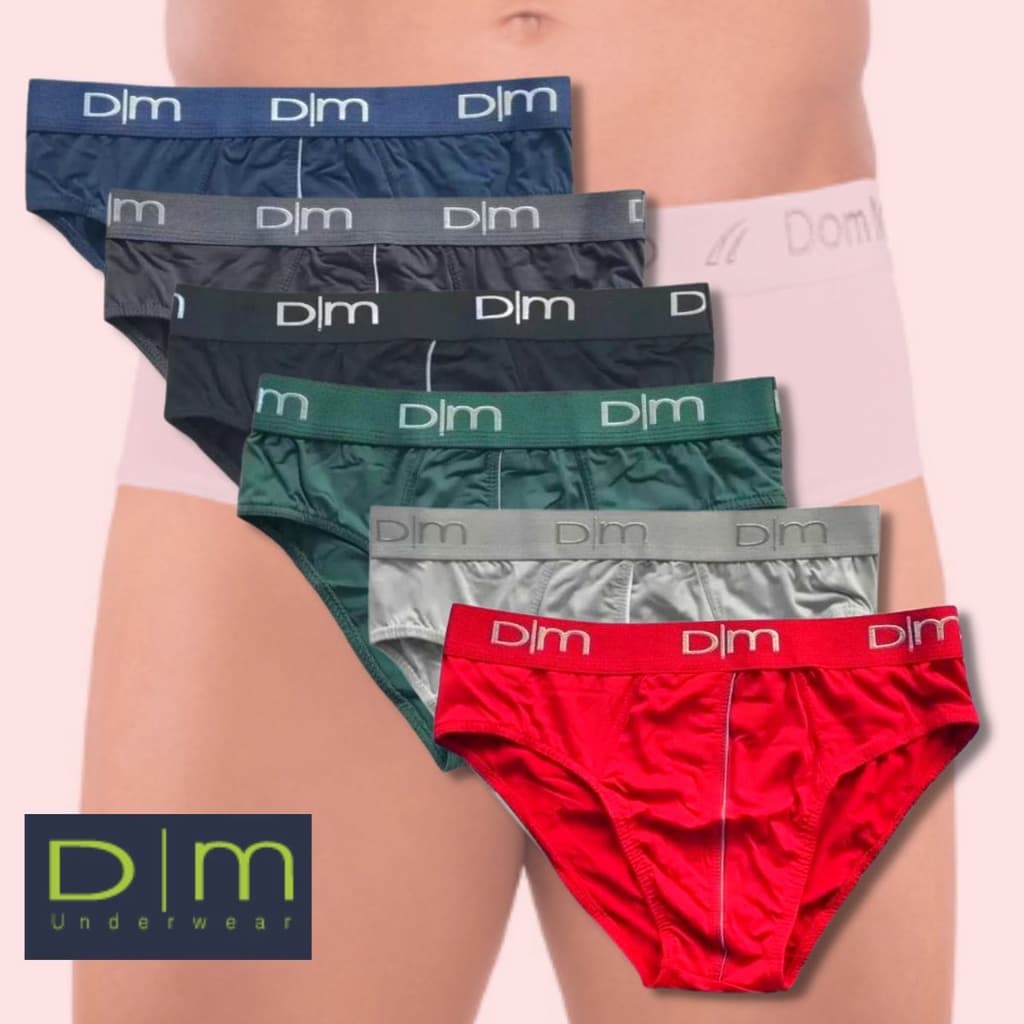 Kit com 3 cuecas slip - Microfibra 8005 - Dom Marco -DM